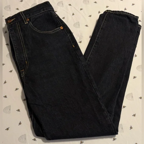 SLVRLAKE Women's High Waisted Straight Jeans - Picture 4 of 5